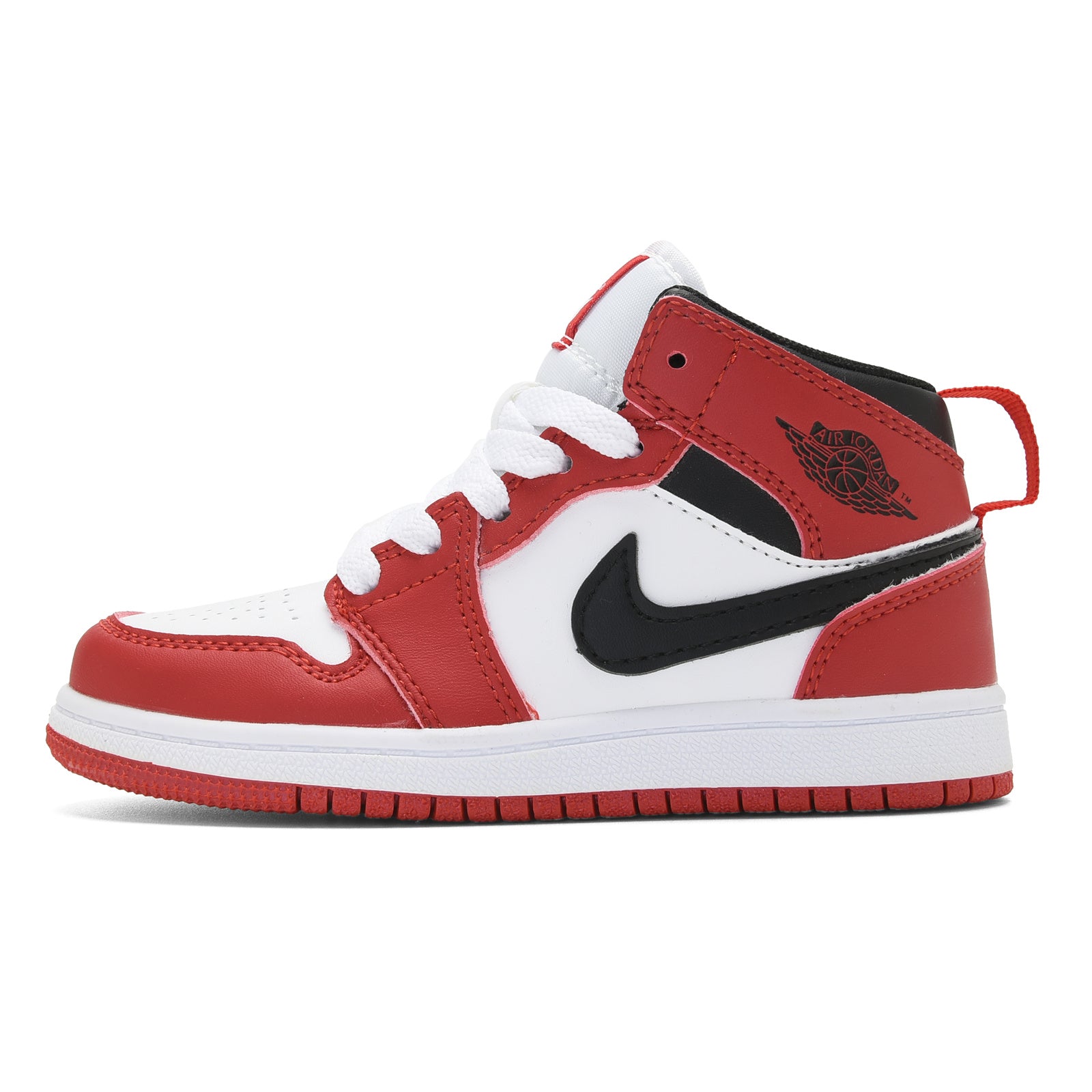 AJ-127" white, red"