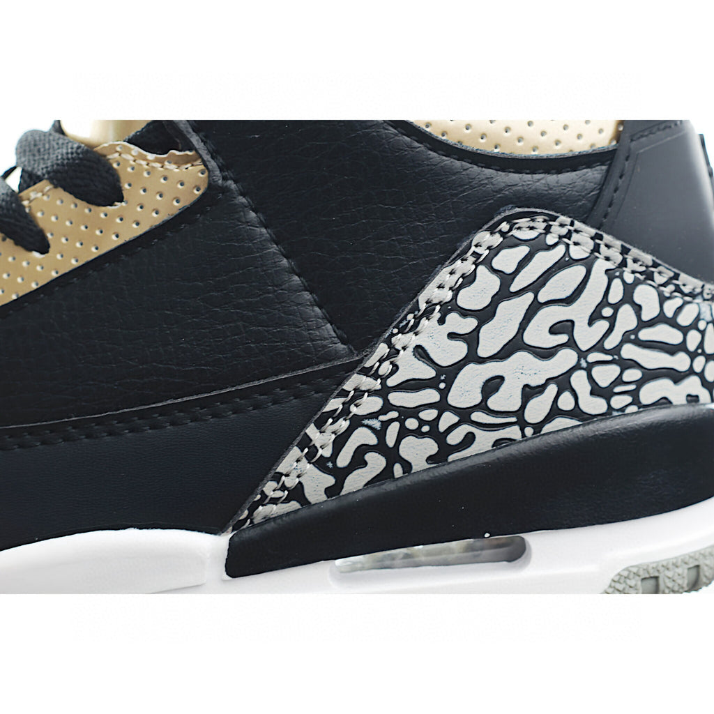 Joe 3 air cushion bottom children's shoes" black, gold"