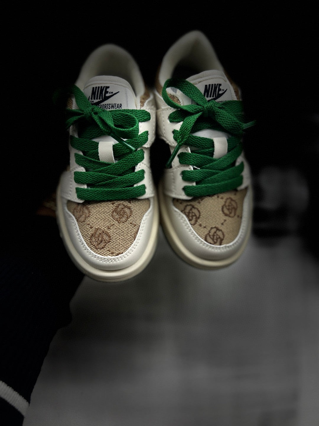 Adidas cute shell toe spring soft bottom sneakers " white, green"