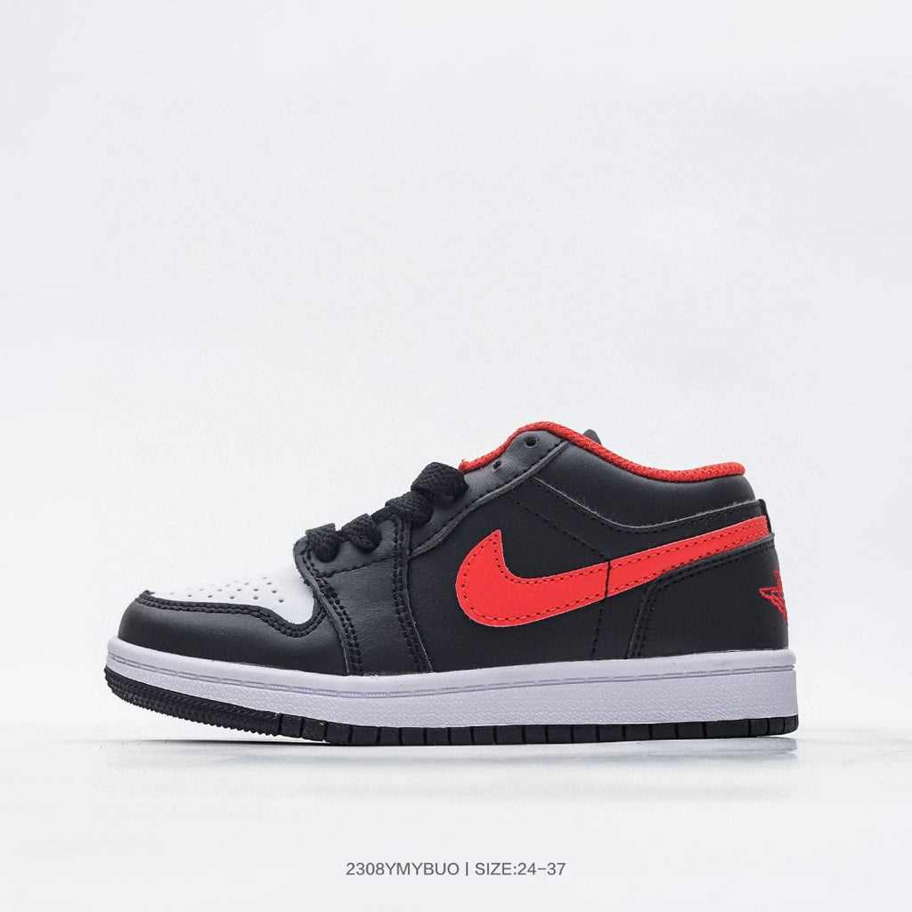 Joe 1 low-top children's shoes" black, red, white"