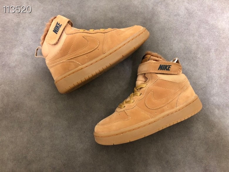 NIKE COURT Borough Mid2 JUN Air Force Workwear" Camel"