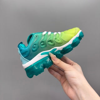 Nike AIR MAX plus full-length air cushion" yellow-green, light blue"