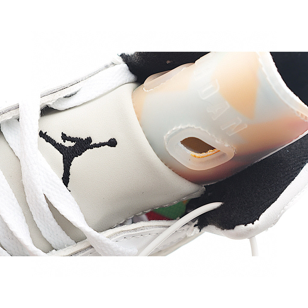 Joe 6 Air Cushion Basketball Shoes for Kids" white, red"