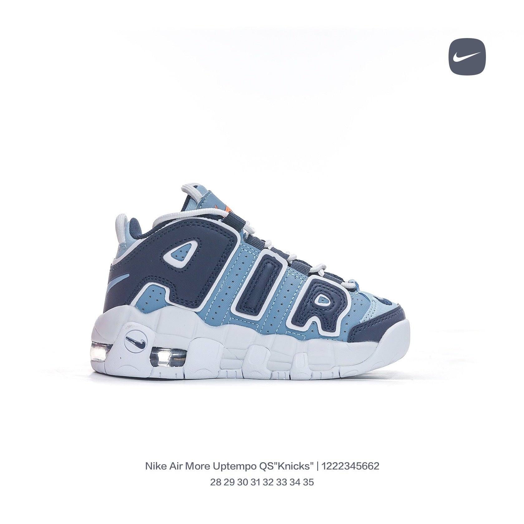 Nike Pippen Air Cushion" Navy, Turquoise"