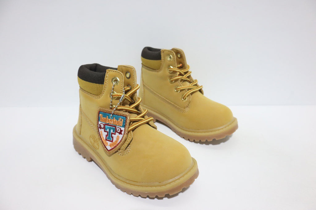 Timberland knitted children's work boots" Camel"