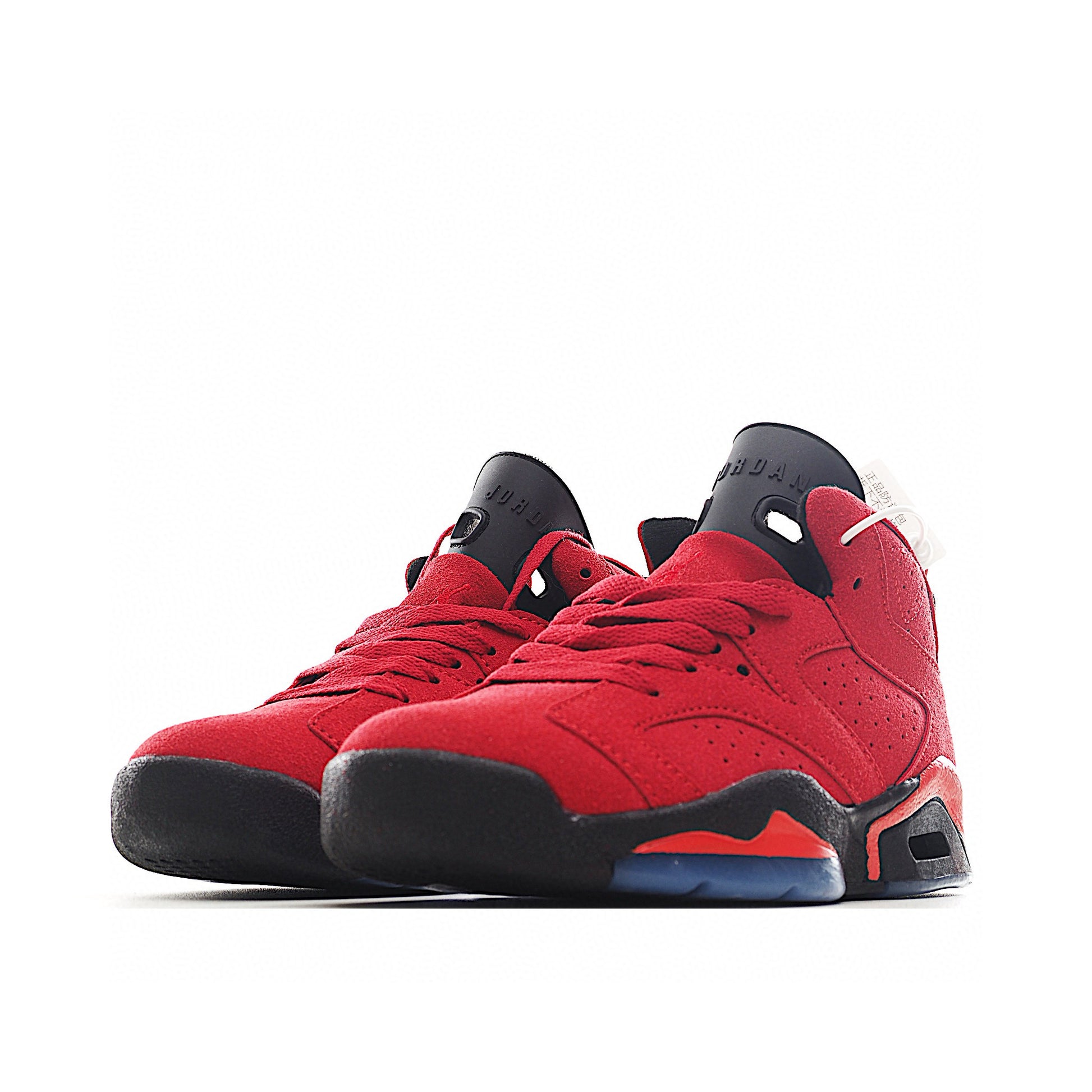 Joe 6 Air Cushion Basketball Shoes for Kids" red"