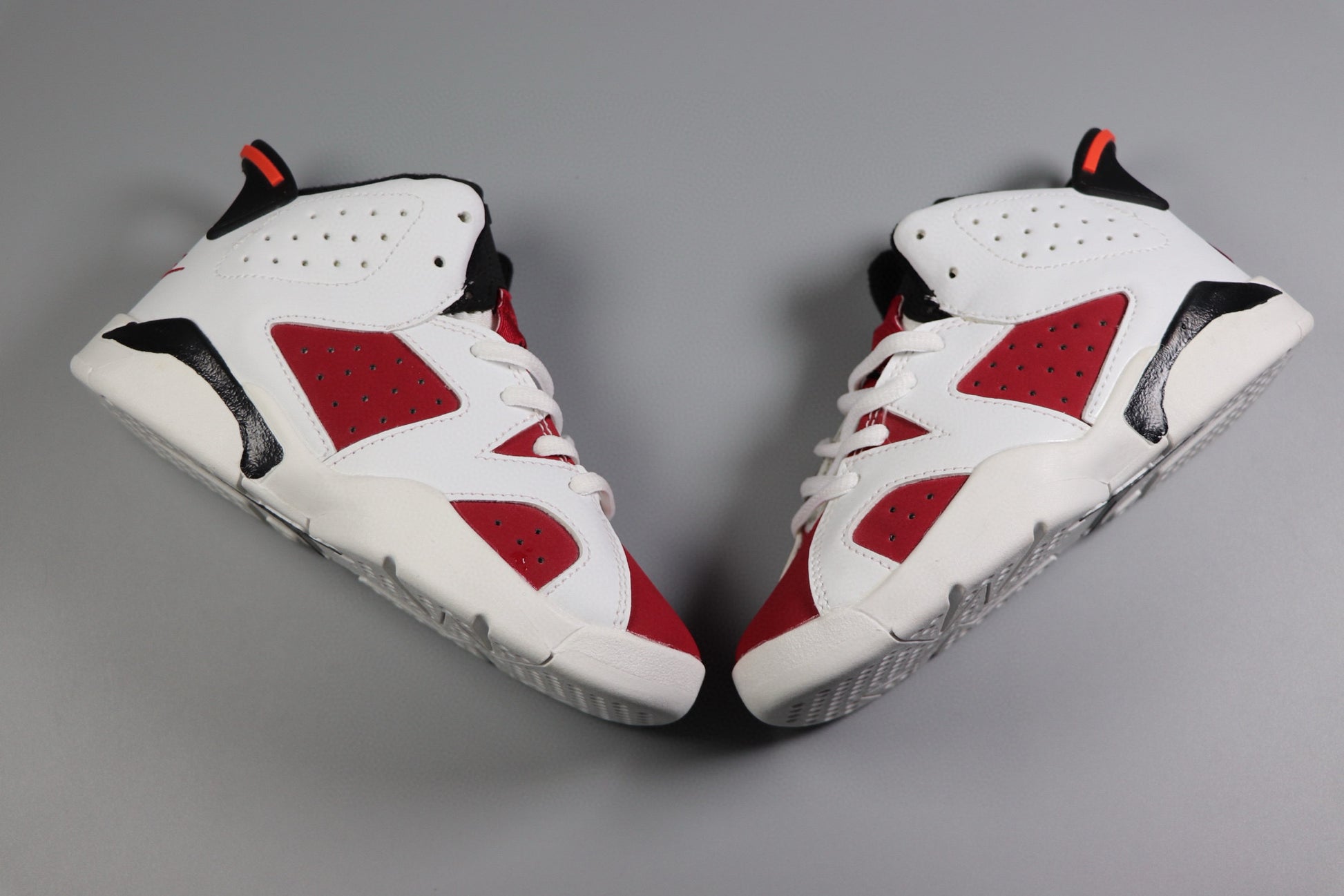 Joe 6 children's basketball shoes " white, & red"