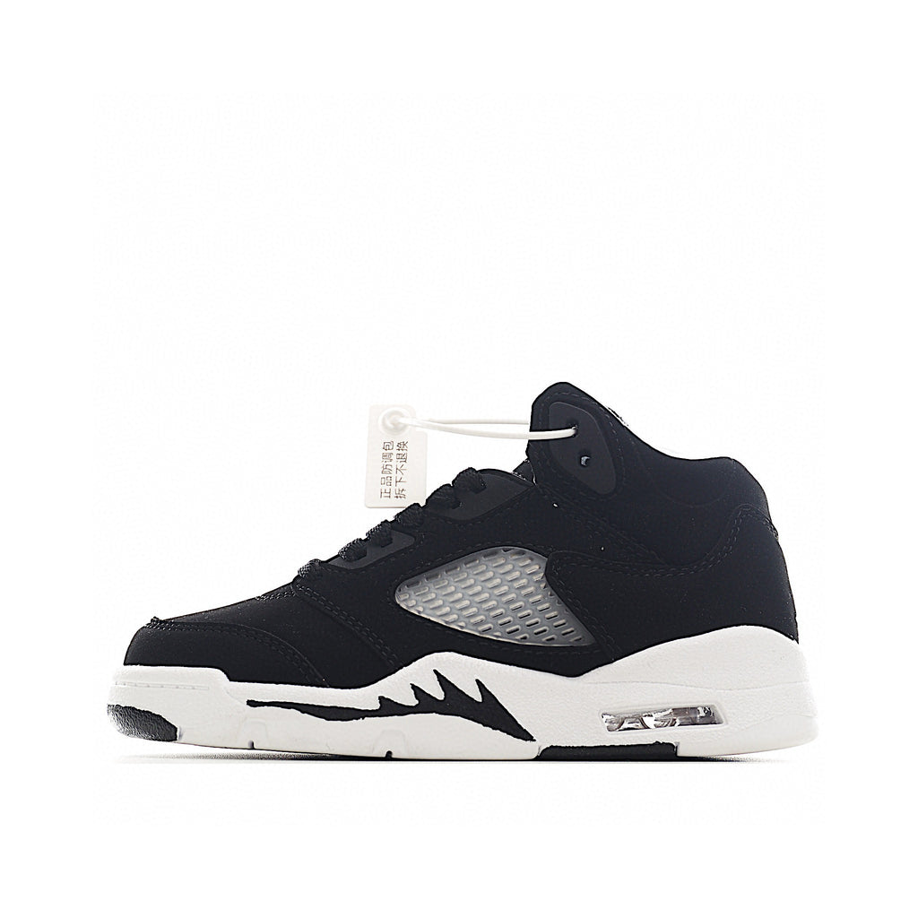 Jordan 5 children's shoes" black, white"