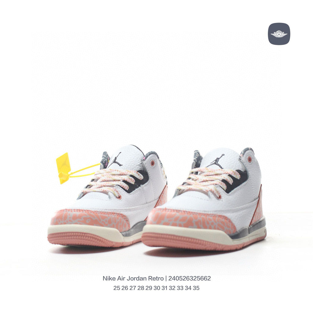 Joe 3"white, pink cream"