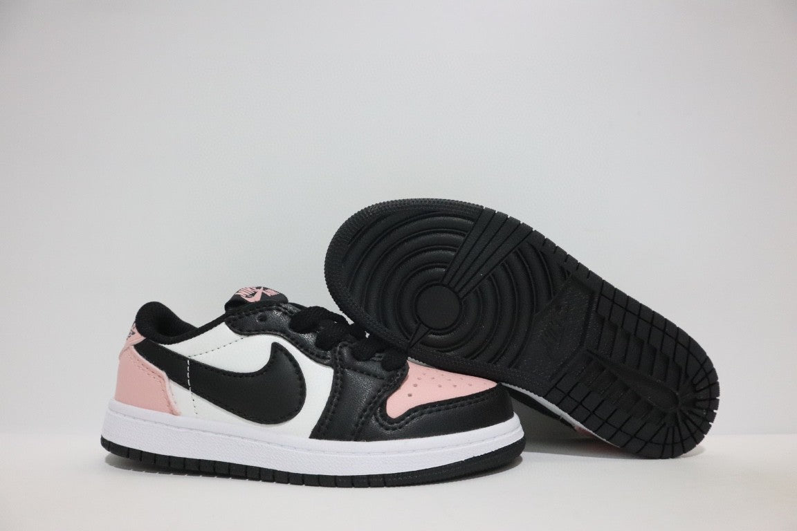 Jordan low-top hook series" white, black, pink"