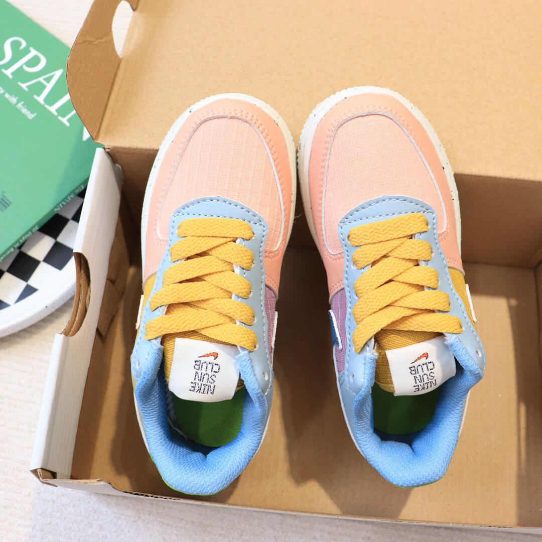 Air Force low-top lace-up sneakers" Multiple color"