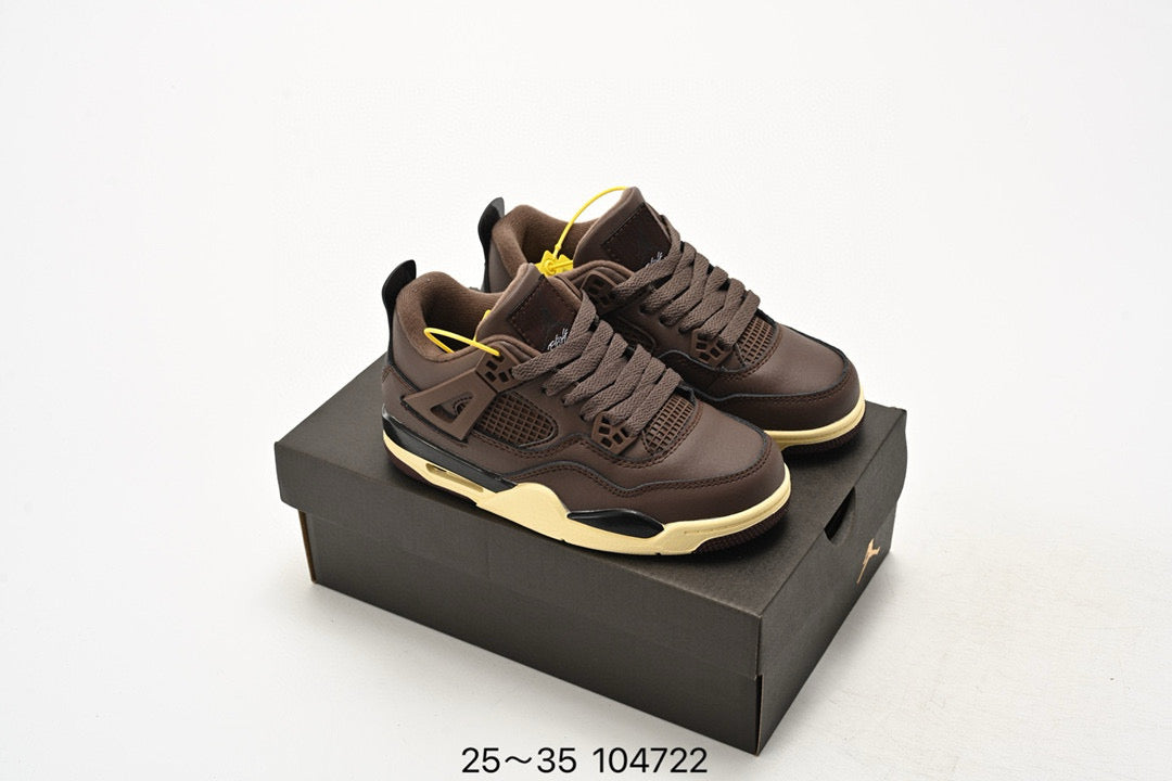 Joe 4 air cushion high quality children's shoes " dark brown"