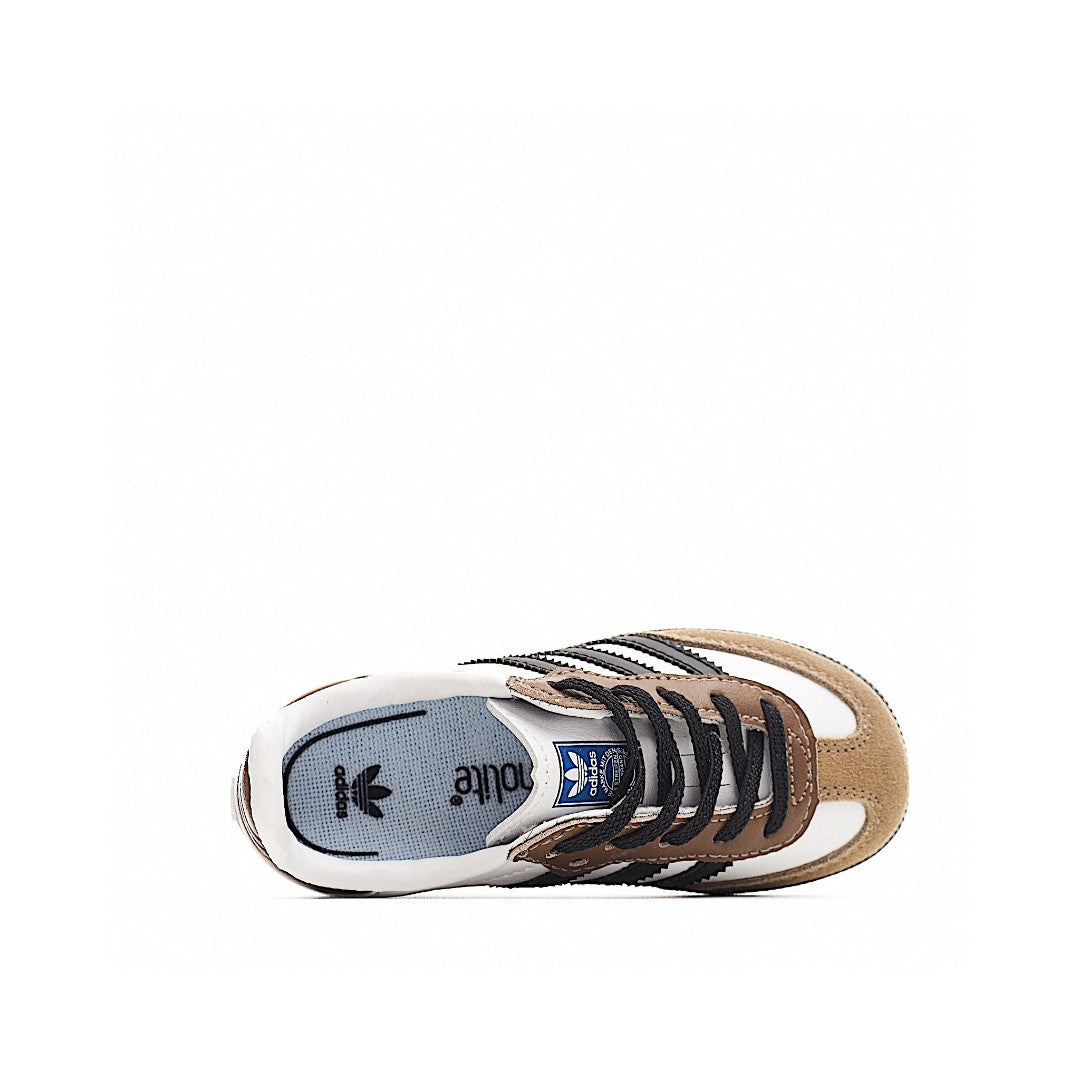 Adidas  Samba children's shoes "white & brown "