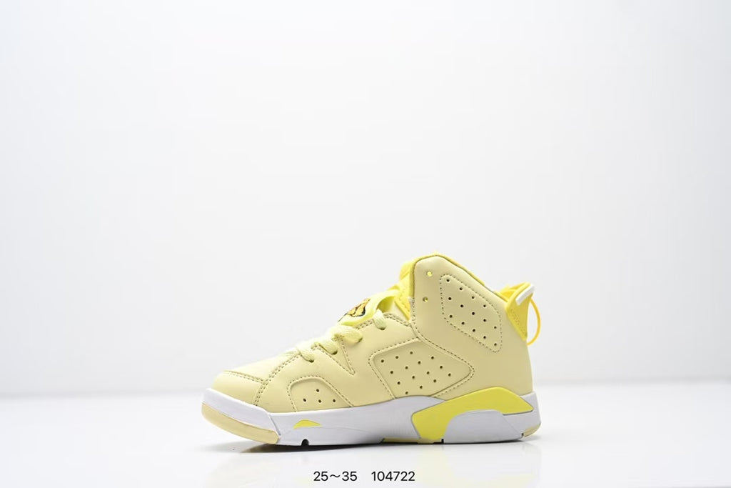 Joe 6 split leather children's shoes "yellow"