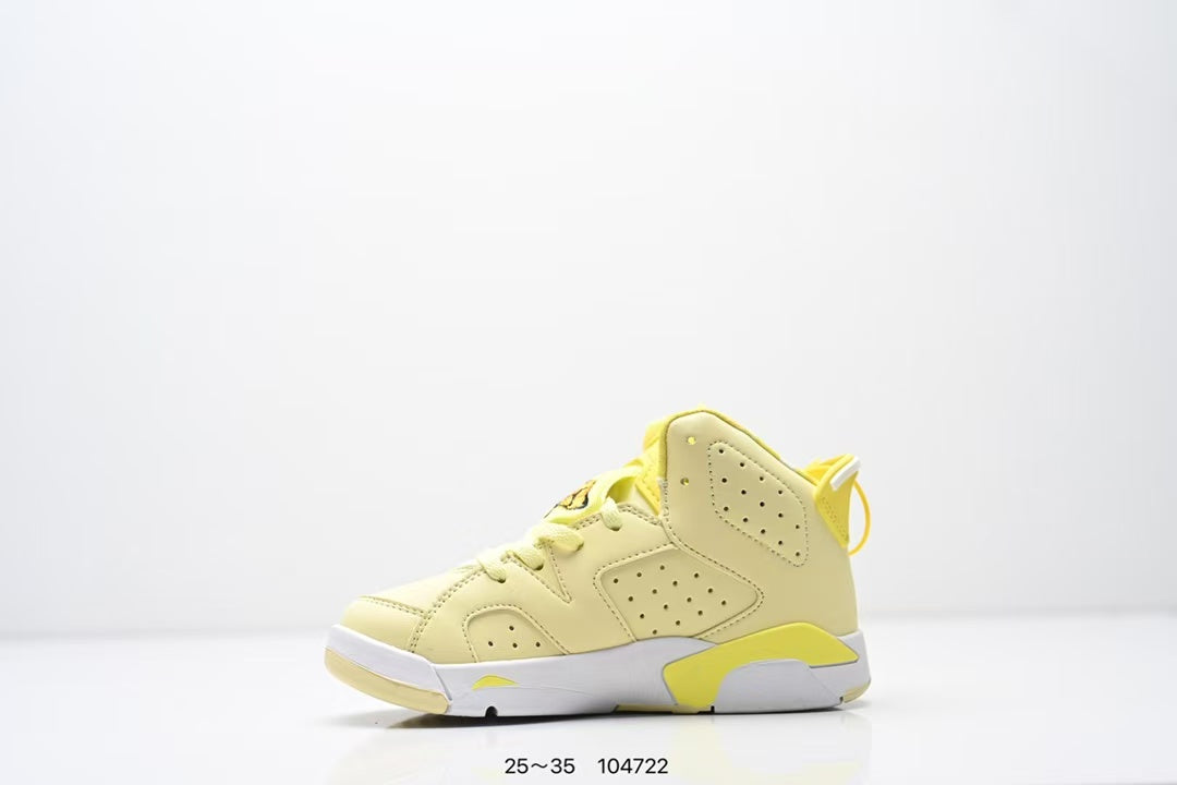 Joe 6 split leather children's shoes "yellow"