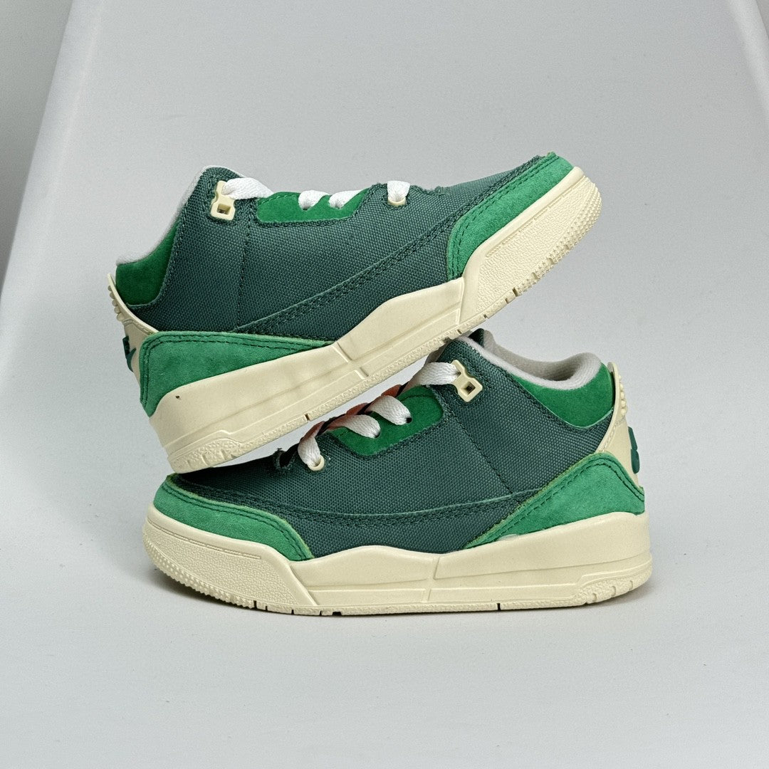 Jordan 3 children's shoes" green"