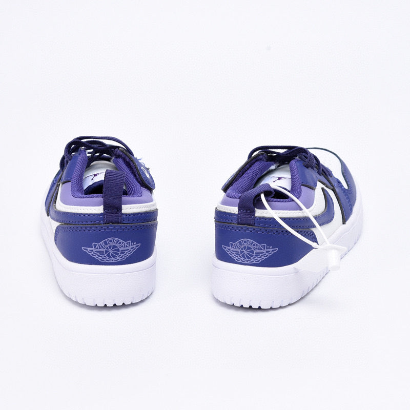 Joe 1 magic buckle children's shoes" white, blue"