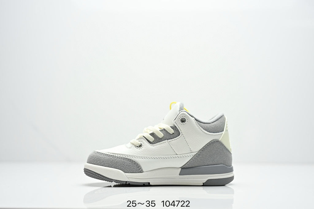 Joe 3" white, gray"