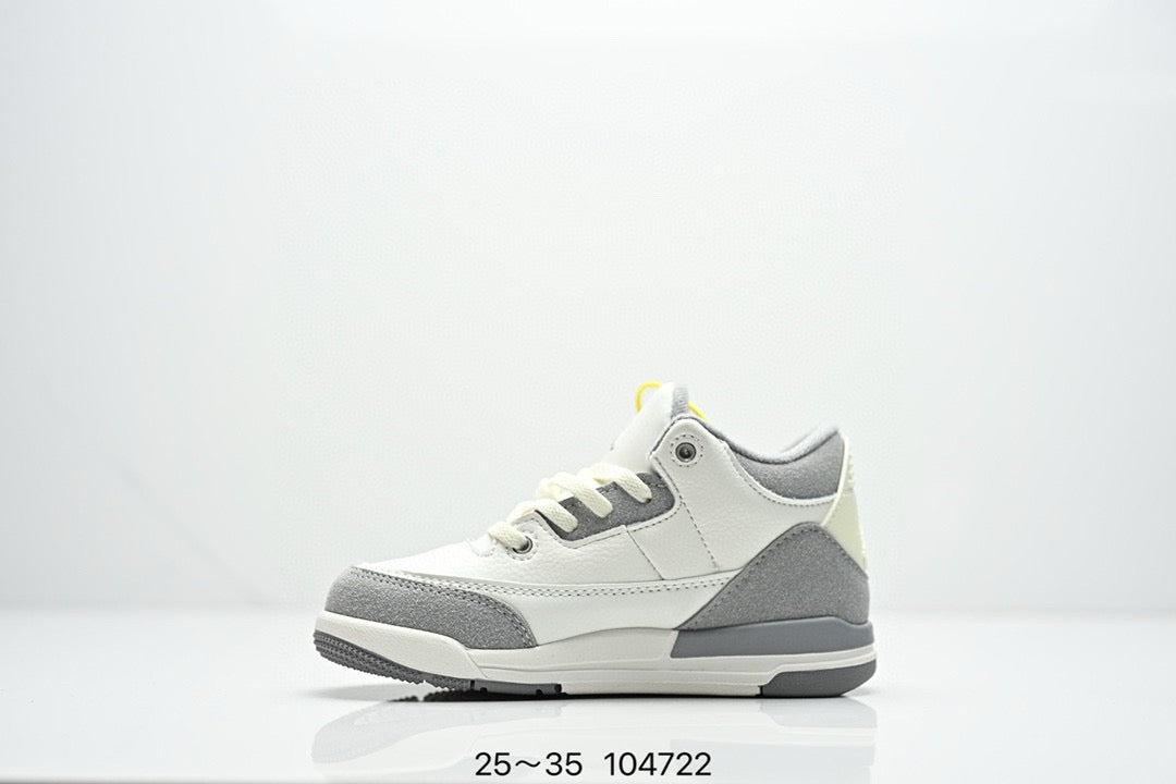 Joe 3" white, gray"
