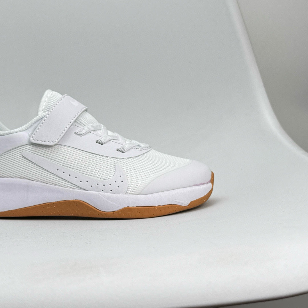 Nike ZOOM Moon Landing Children's Running Shoes" White"