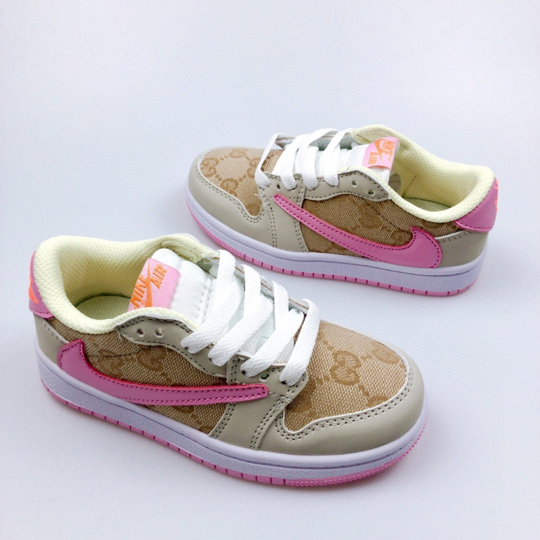 Jordan low-top reverse hook black warrior" cream, brown"