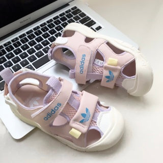 Adidas Velcro Stream Tracing Soft-soled Children's Beach Sandals" light pink"