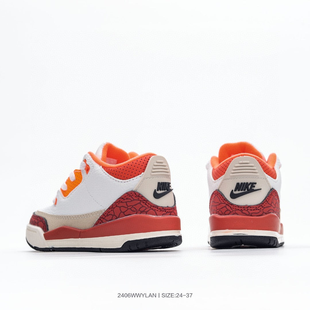Joe 3 children's shoes" white, orange, red"