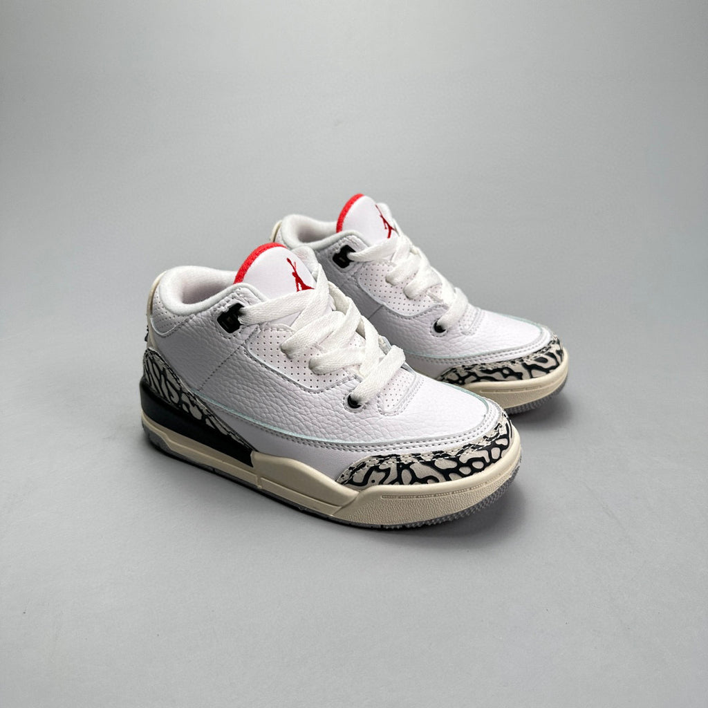 Jordan 3 children's shoes" white,cream"