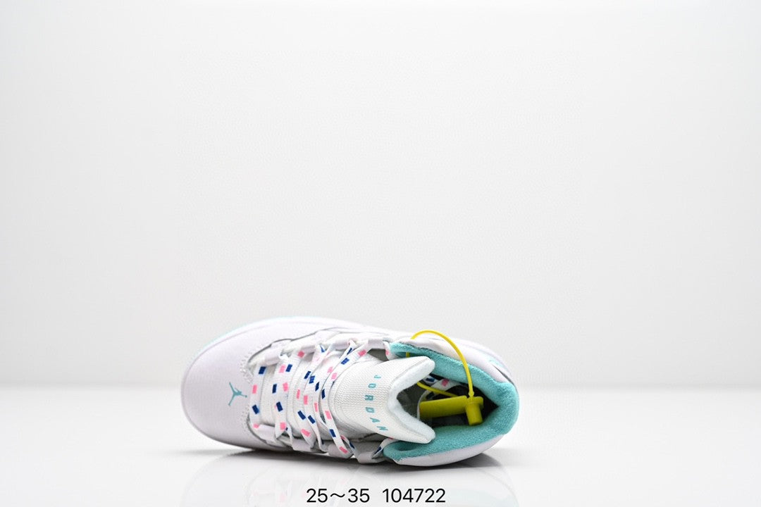 Children's shoes Air JORDAN MAXAUPA (PS)/ Basketball" white, turquoise"