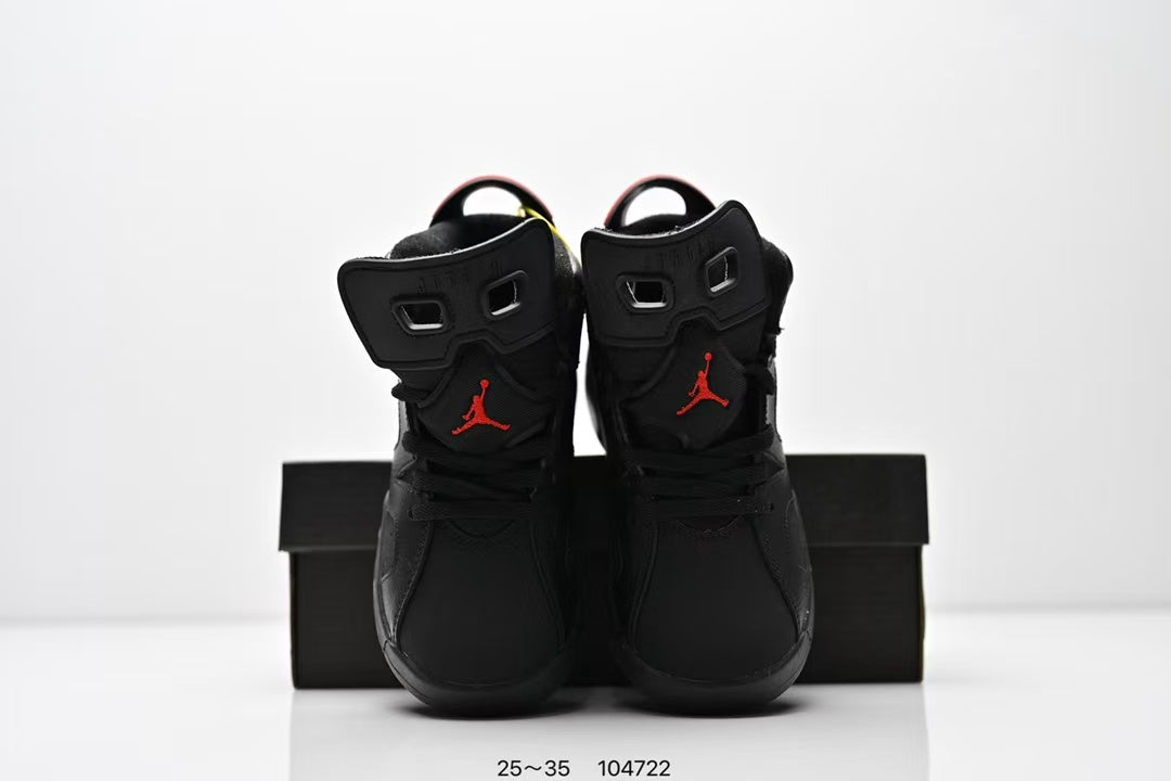 Joe 6 split leather children's shoes "black"