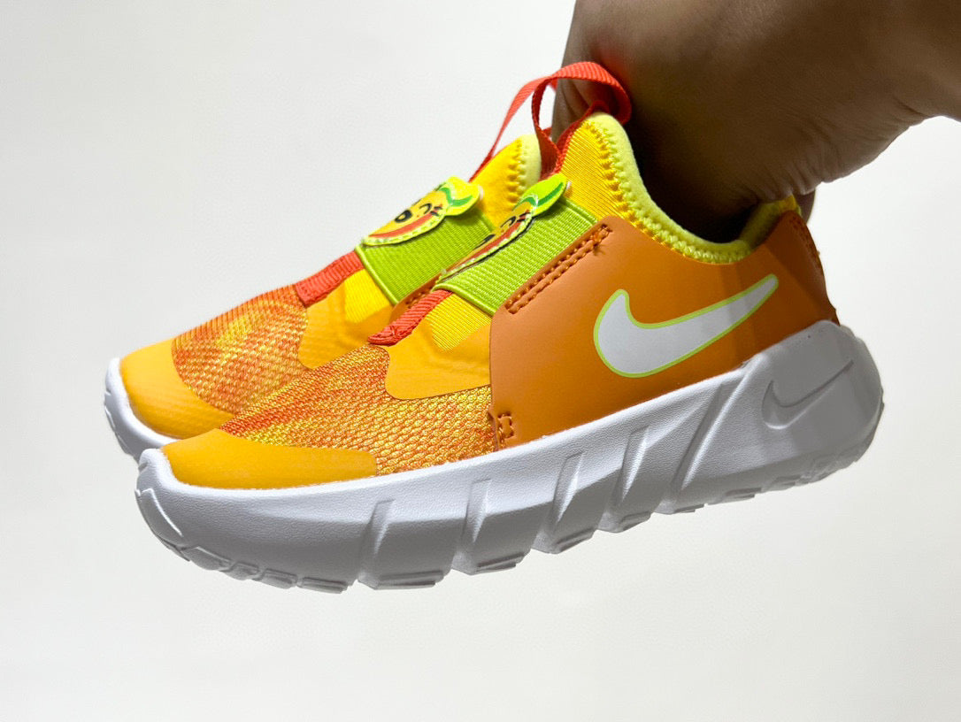 Nike's new barefoot slip" Orange, yellow"