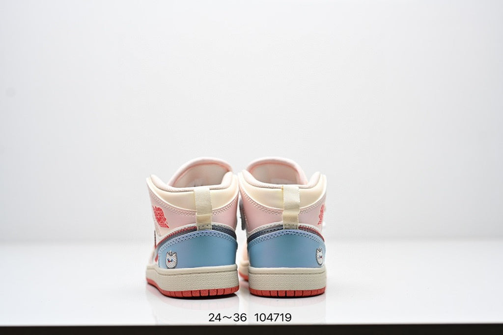 Air Jordan 1 Mid SE AJ1 Jordan mid-top basketball shoes " cream, several color"