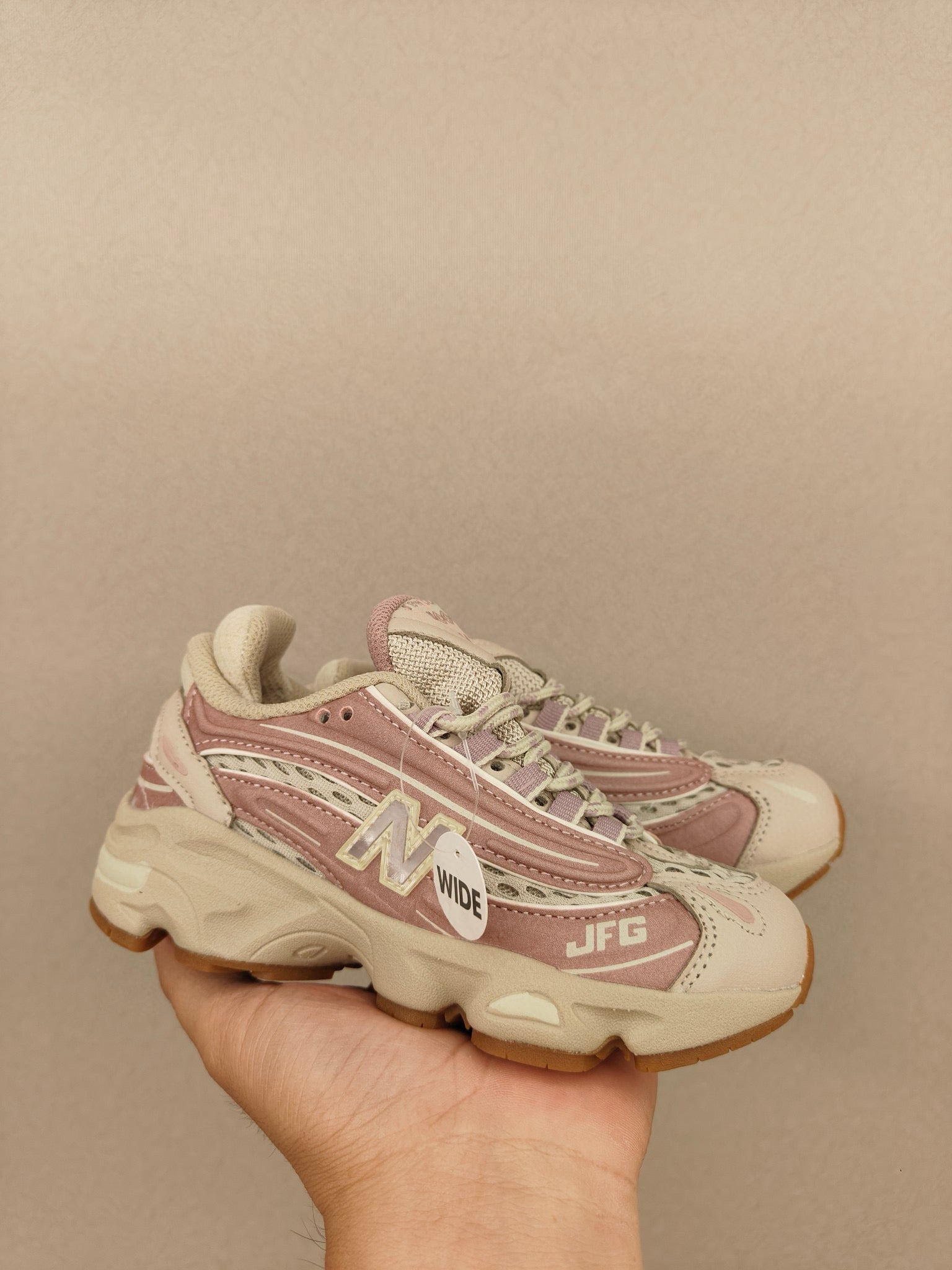 NB1000 lace-up children's shoes" pink"