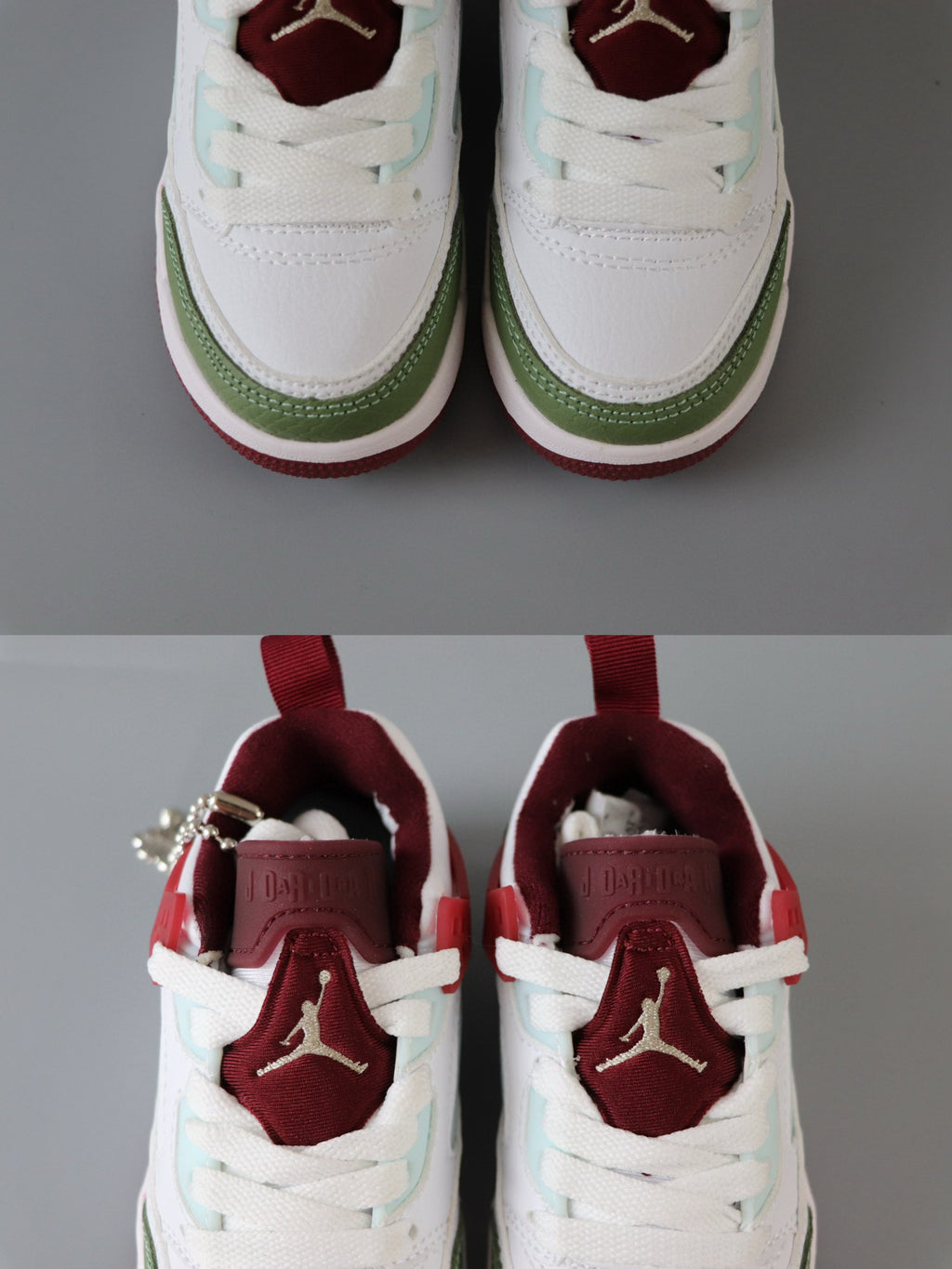 Jordan 3.5 children's shoes" white, green, burgundy"