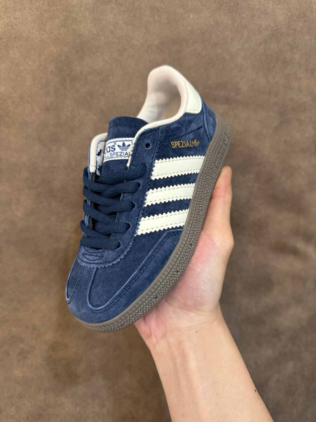 Adidas training 3 generation pig leather children's shoes" blue"