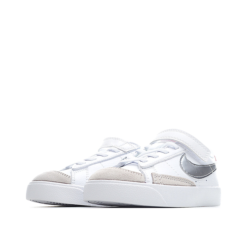 Trail Blazers Velcro Low-Top Kids Sneakers" white, gray"