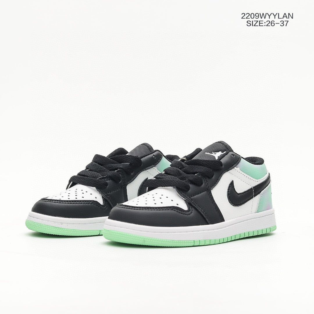 Jordan low-top hook series" white, black, green"