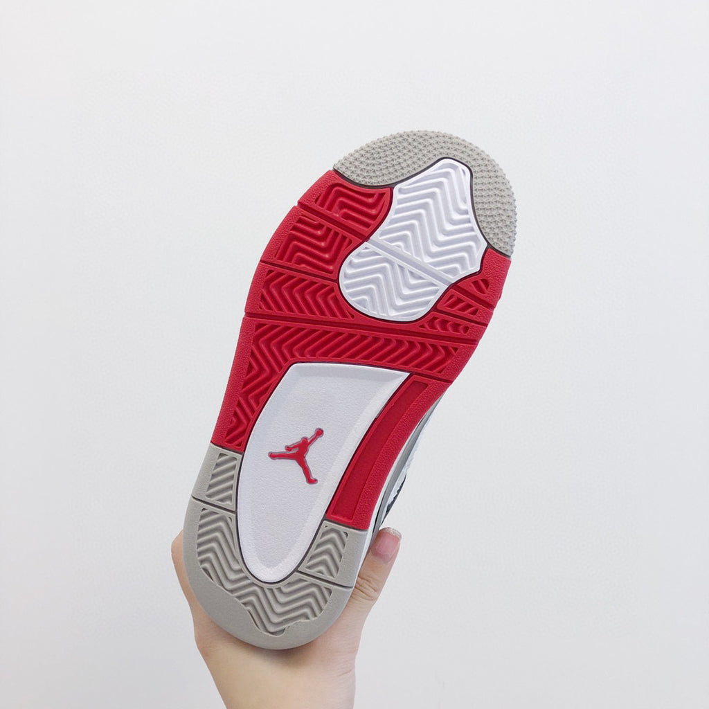 Joe 4 top layer children's shoes" white, black, red"