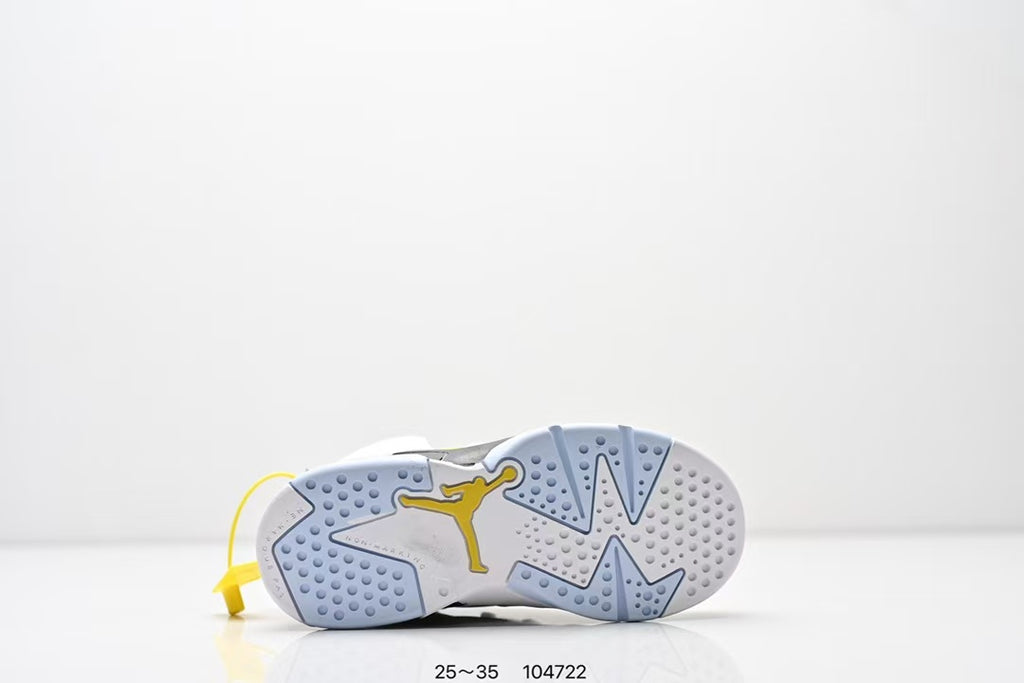 Joe 6 split leather children's shoes "white, yellow"