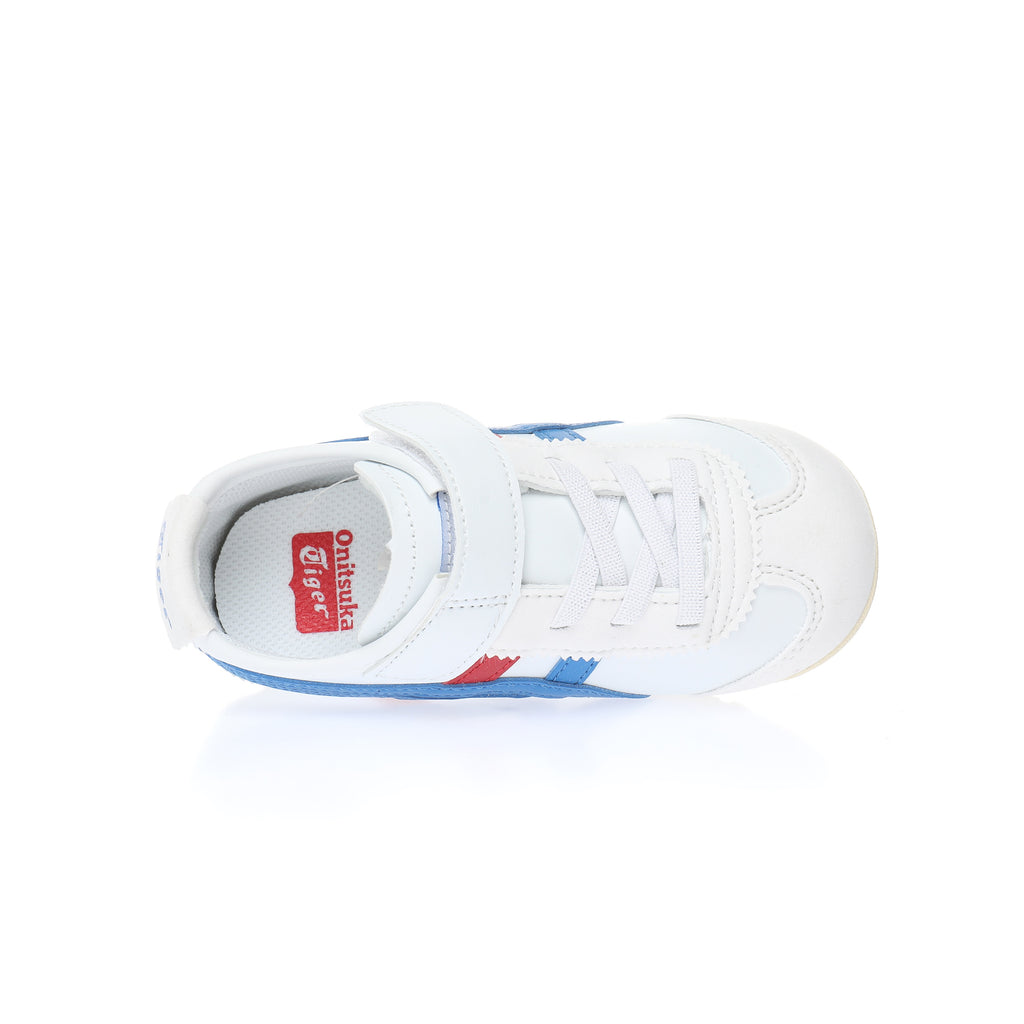 Asics Tiger" white, blue, red"