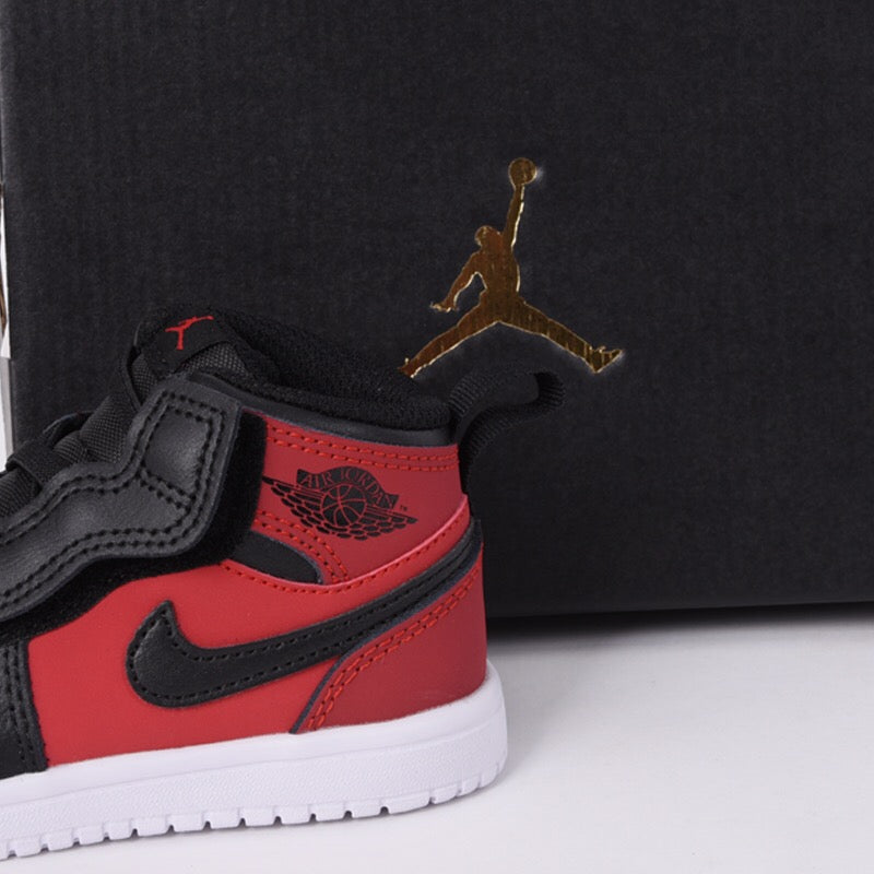 Jordan high top elastic band" black, burgundy"