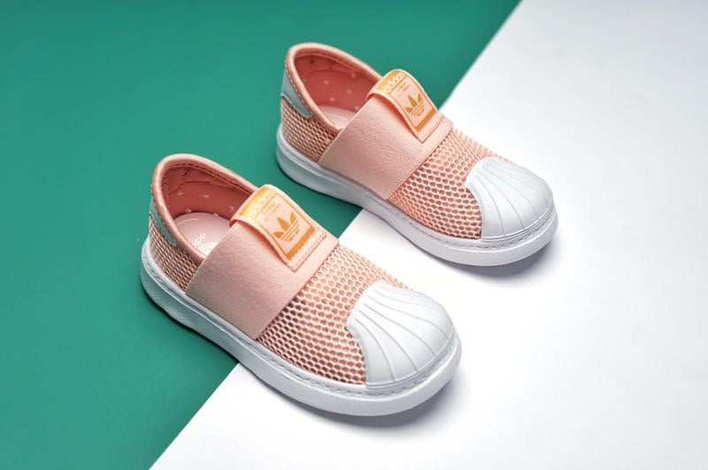 AD one-step soft shell mesh bandage shoes" light pink"