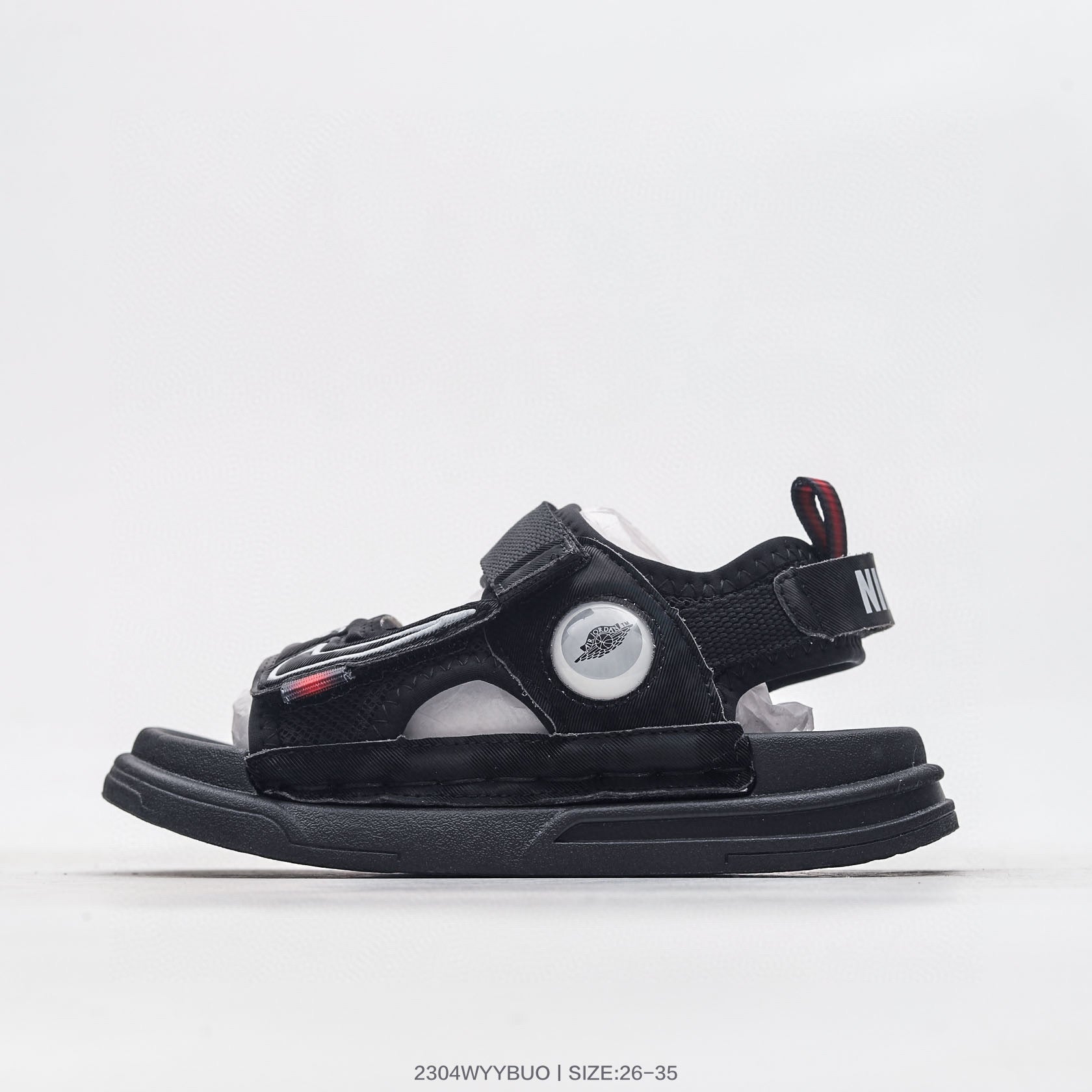 Nike co-branded Jordan children's shoes" black"