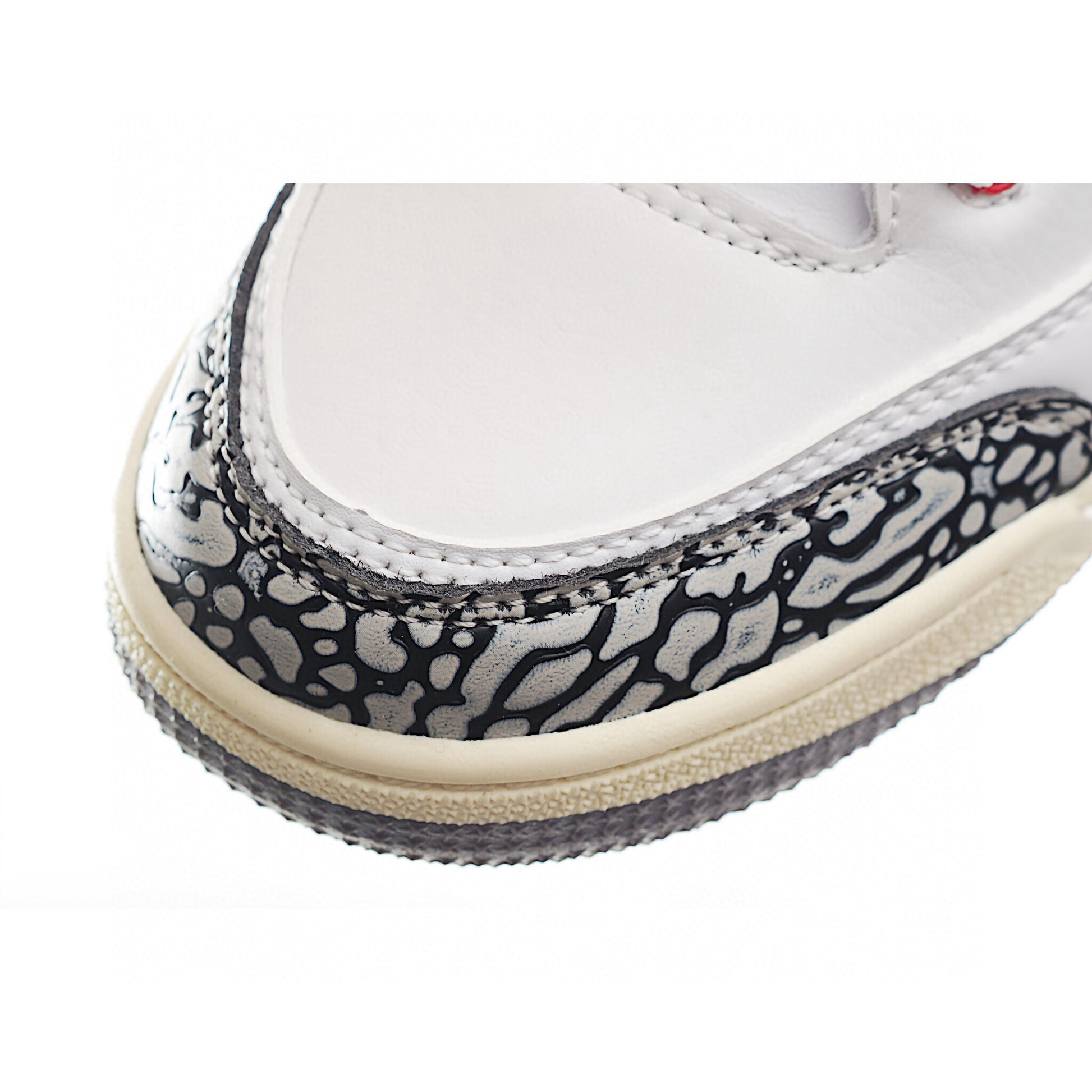 Joe 3 air cushion bottom children's shoes" white, black, cream"