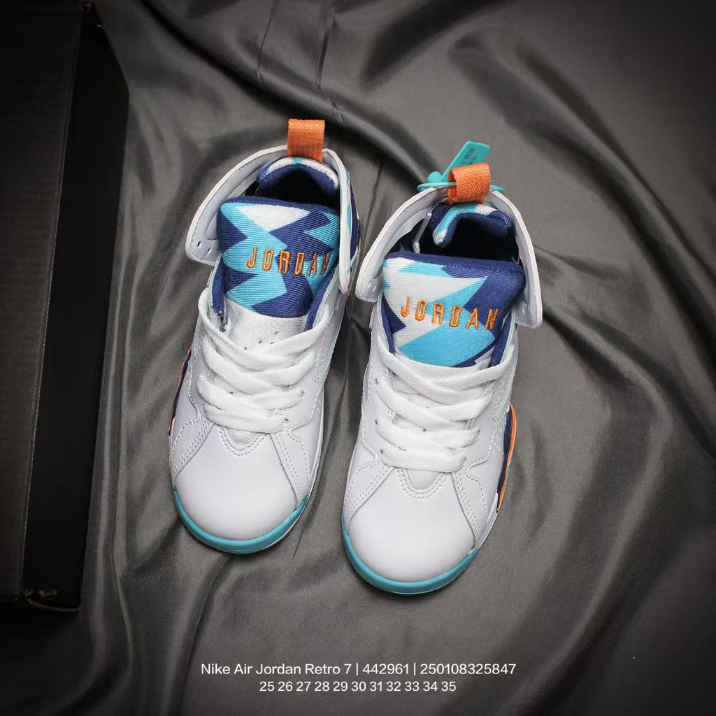 Joe 7 children's shoes" white, blue"