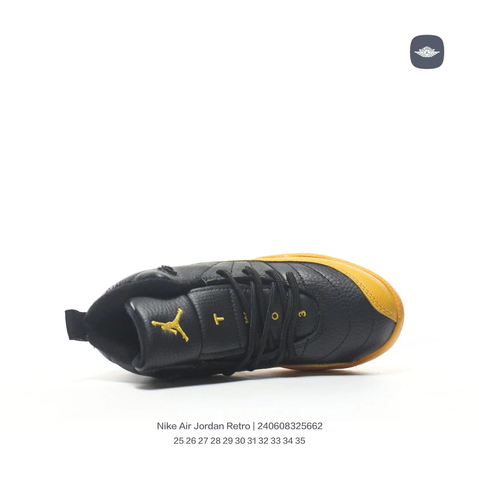 Joe 12 children's shoes" black, yellow"