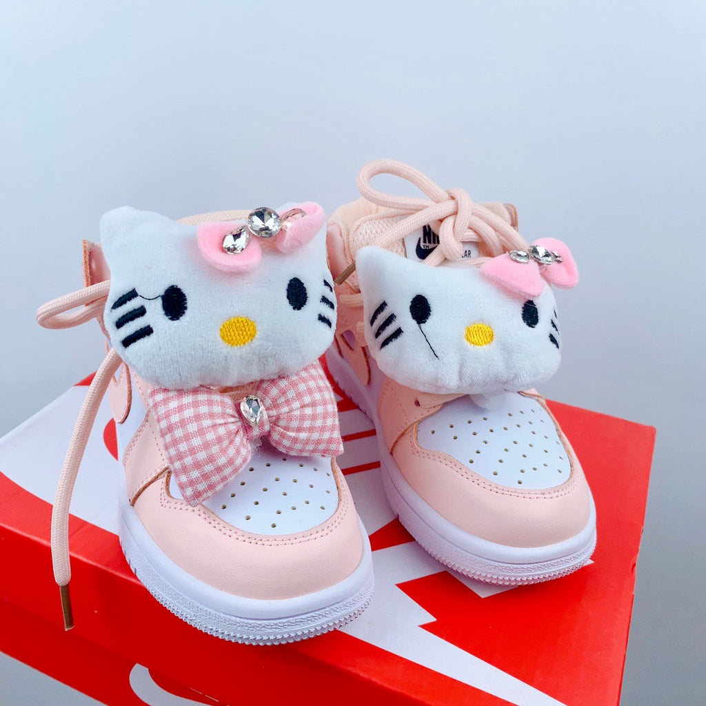 Joe 1 low-top hook series children's shoes" baby pink"
