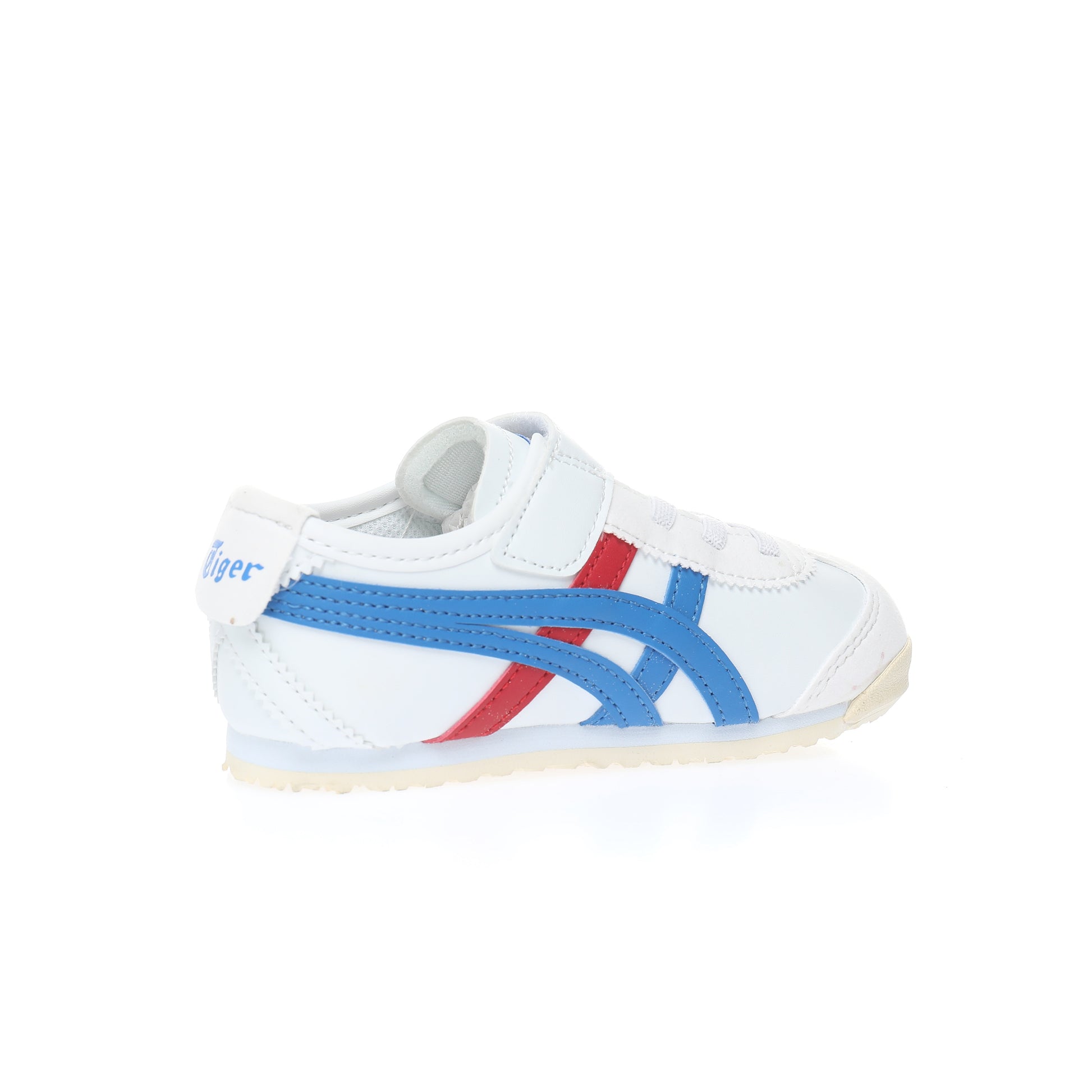 Asics Tiger" white, blue, red"