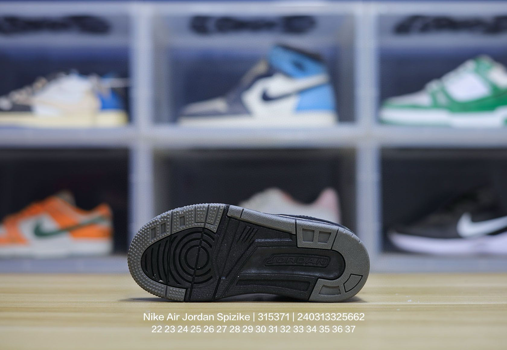 Jordan 3.5 3D Embossed Children's Shoes" Black"
