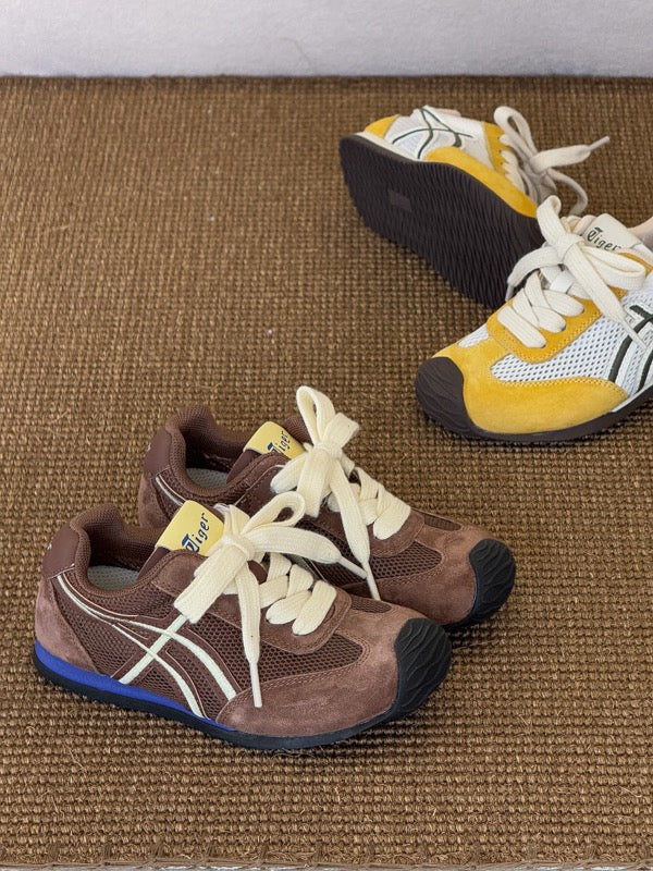 YSS joint list network same side stickers children's shoes" brown"